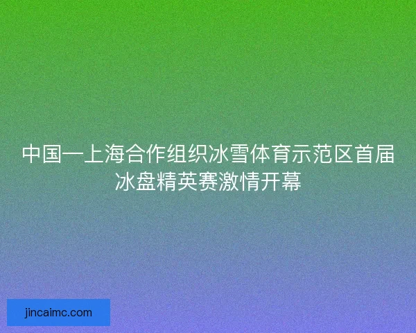 中国—上海合作组织冰雪体育示范区首届冰盘精英赛激情开幕 中国—上海合作组织冰雪体育示范区首届冰盘精英赛激情开幕